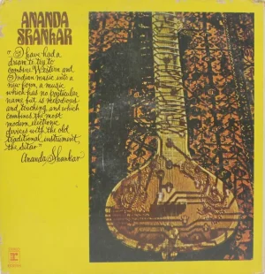 Ananda Shankar - RS 6398 - (85-90%) - Indian Classical Instrumental LP Vinyl
