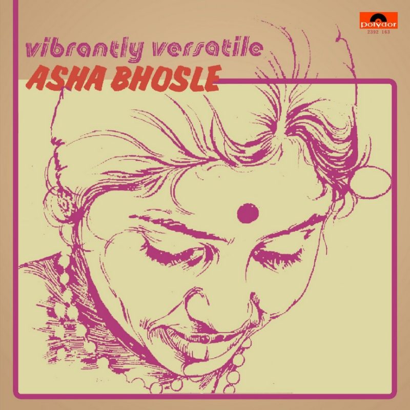 Asha Bhosle - VIbrantly Versatile - 2392 163 - (80-85%) - CR - Film Hits LP Vinyl
