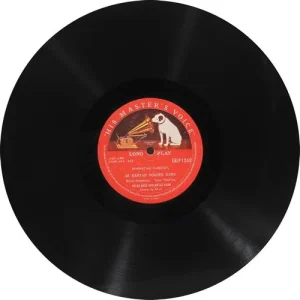 Bade Ghulam Ali Khan - EALP 1258 - (85-90%) - HRL - CR - Indian Classical Vocal LP Vinyl