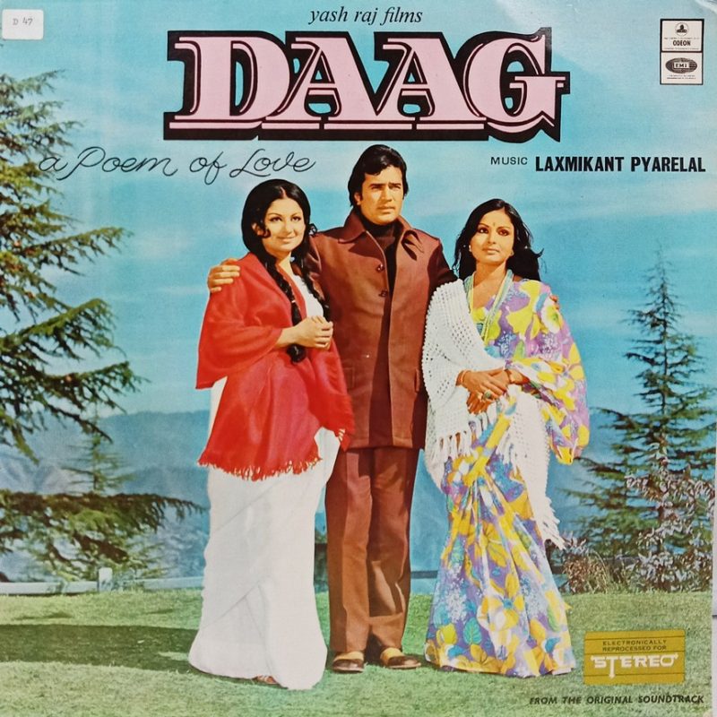 Daag - D/MOCE 4174 - (90-95%) - Bollywood LP Vinyl