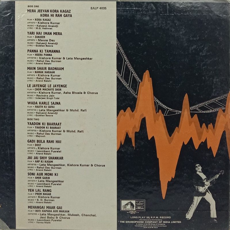 Film Hits 1974 - EALP 4035 - (90-95%) - HCL - CBF - Film Hits LP Vinyl