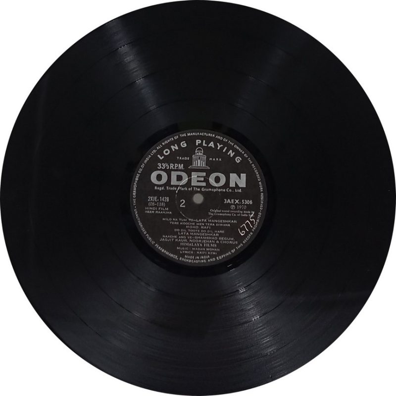 Heer Raanjha - 3AEX 5306 - CR - Bollywood LP Vinyl