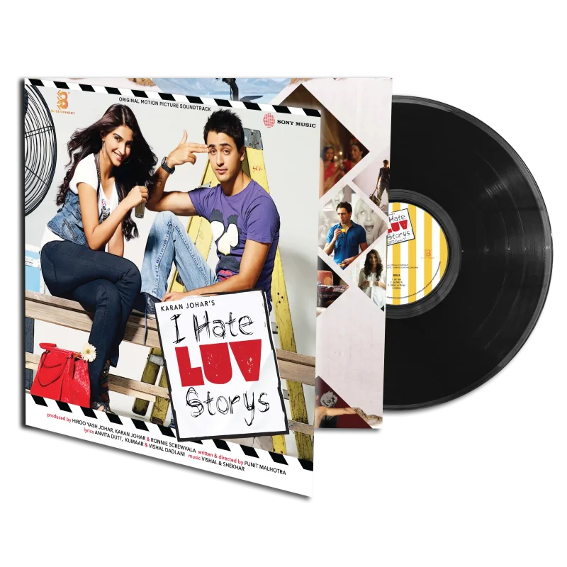 I Hate Luv Storys - 88697738391- Cover Book Fold - New Release Hindi LP Vinyl Record