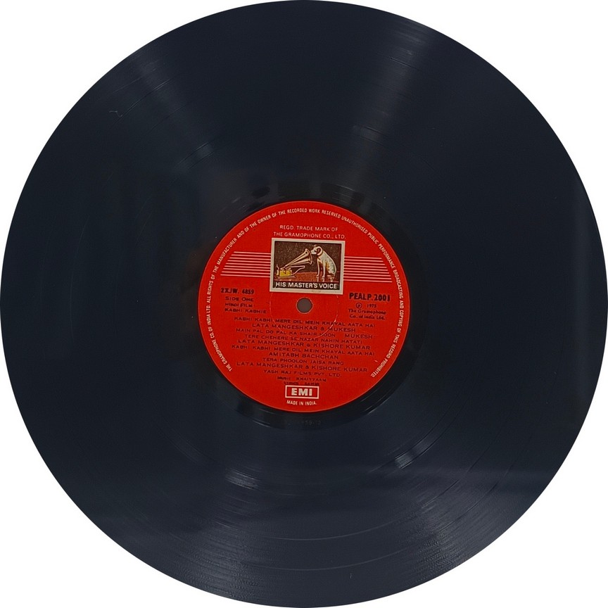 Kabhi Kabhie - PEALP 2001 - (85-90%) - HCL - CR - Bollywood LP Vinyl Kabhi Kabhie - PEALP 2001 - (85-90%) - HCL - CR - Bollywood LP Vinyl