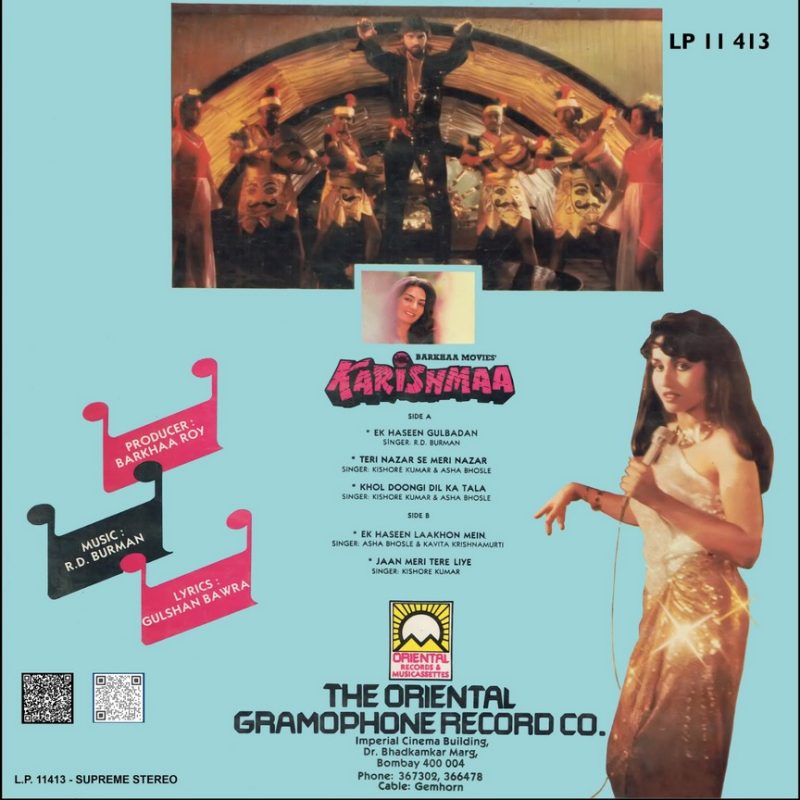 Karishmaa - LP 11413 - (Condition – 90-95%) - Cover Reprinted - LP Record