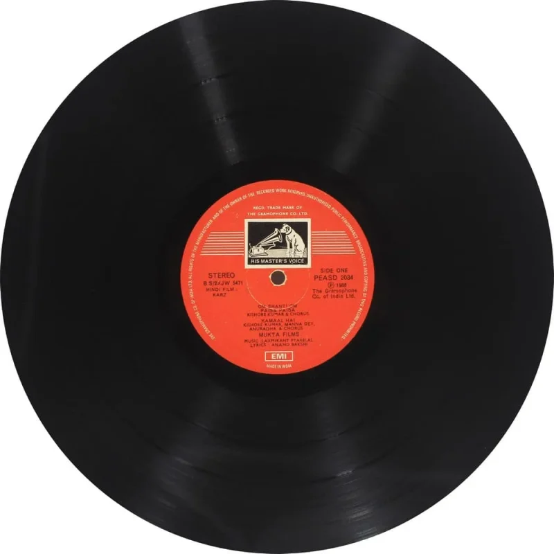 Karz - PEASD 2034 - (90-95%) - CR - Bollywood Rare LP Vinyl
