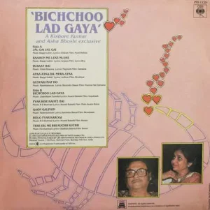 Kishore And Asha Bhosle Exclusive - Bichchoo Lad Gaya - IND 1129 - (90-95%) - Film Hits LP Vinyl