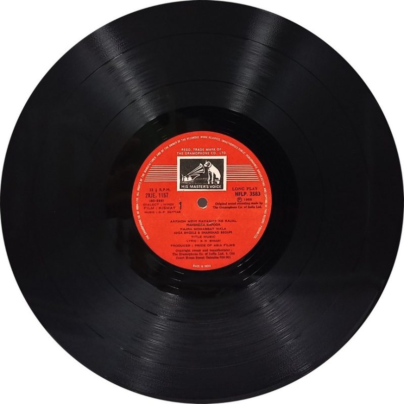 Kismat - HFLP 3583 - (90-95%) - CR - Bollywood LP Vinyl