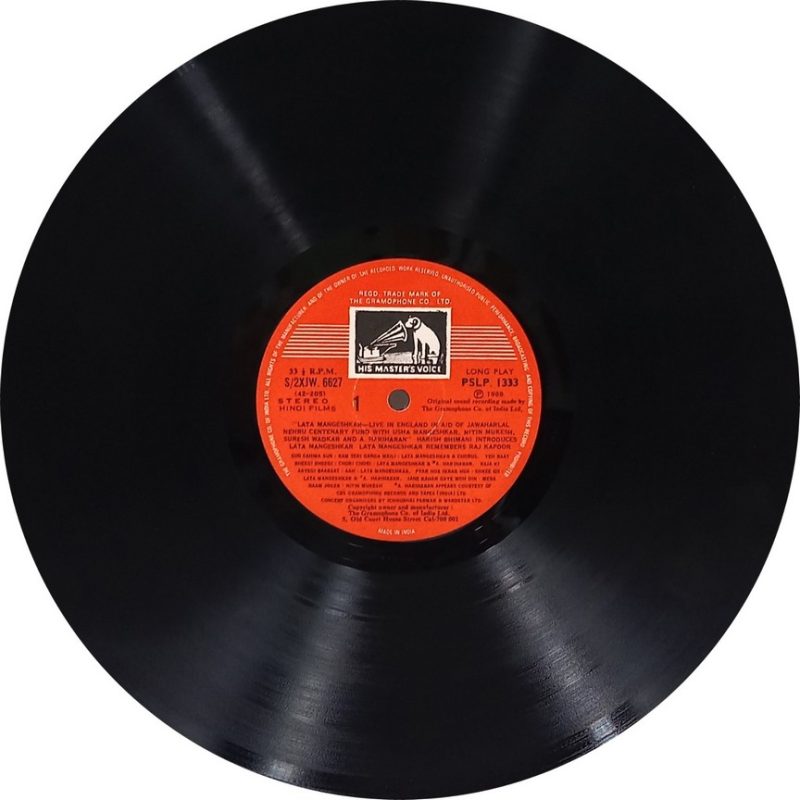 Lata Mangeshkar Live in England - PSLP 1333/1334 - 2LP Set - Film Hits LP Vinyl