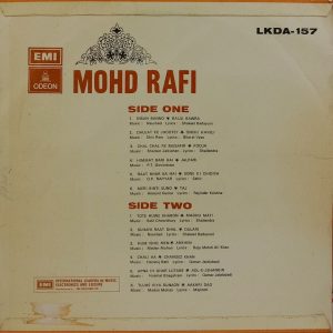 Mohd Rafi - LKDA 157 - (90-95%) - Film Hits LP Vinyl