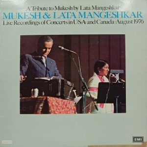 Mukesh & Lata Mangeshkar - A Tribute To - ECSD 5532-33 - (85-90%) - 2LP Set - Film Hits LP Vinyl