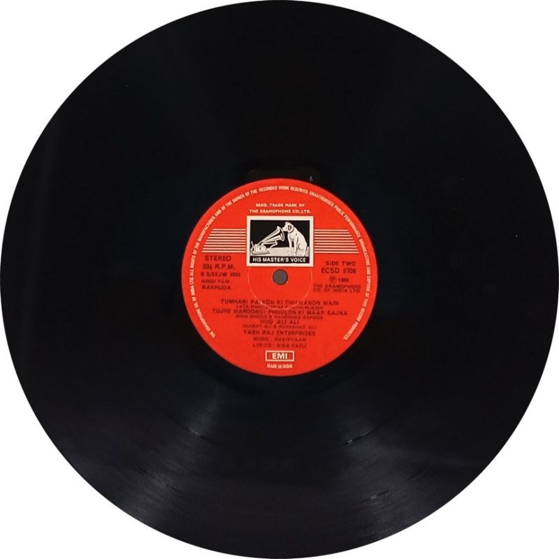 Nakhuda - ECSD 5709 - (85-90%) - Bollywood LP Vinyl