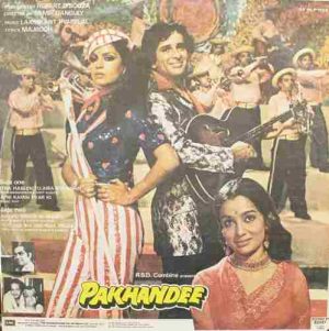 Pakhandee - 45NLP 1198 - (85-90%) - Bollywood LP Vinyl