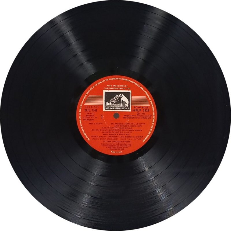 Phagun - HFLP 3529 - (90-95%) - CR - Bollywood LP Vinyl
