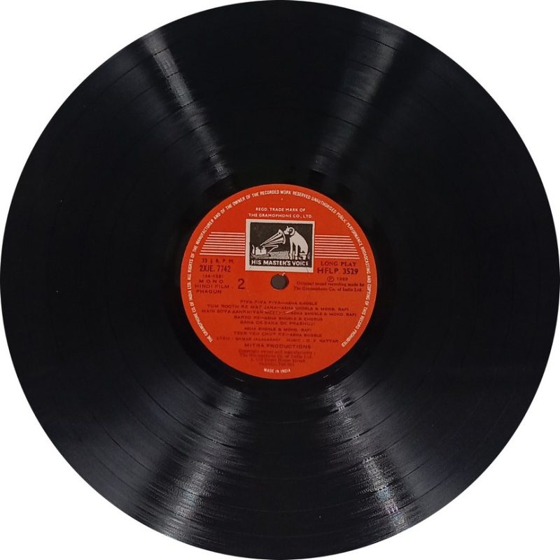 Phagun - HFLP 3529 - (90-95%) - CR - Bollywood LP Vinyl