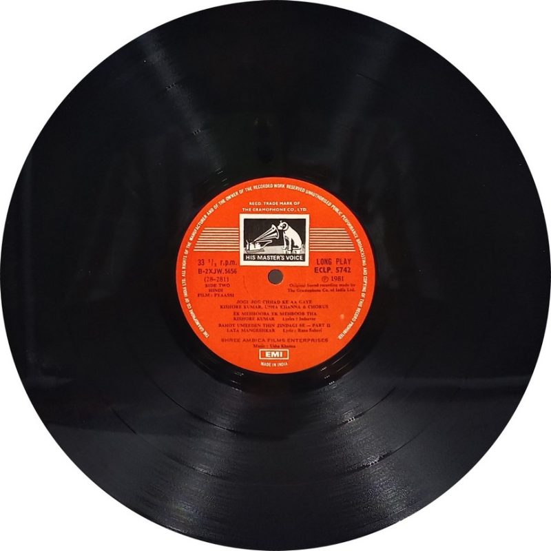 Pyaassi - ECLP 5742 - (85-90%) - Bollywood LP Vinyl