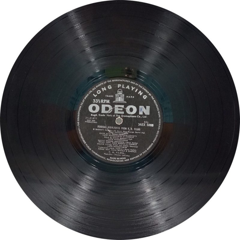 Raj Kapoor - The Music Movies & Memories Of - 3AEX 5008 - (80-85%) - CR - Film Hits LP Vinyl