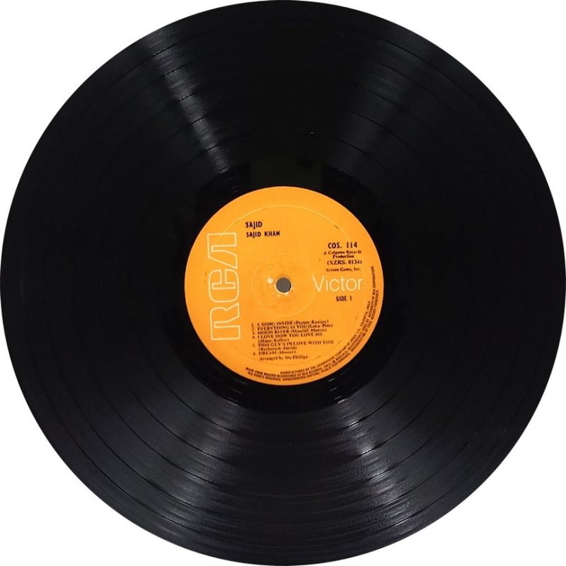 Sajid - COS 114 - (80-85%) - English Song LP Vinyl