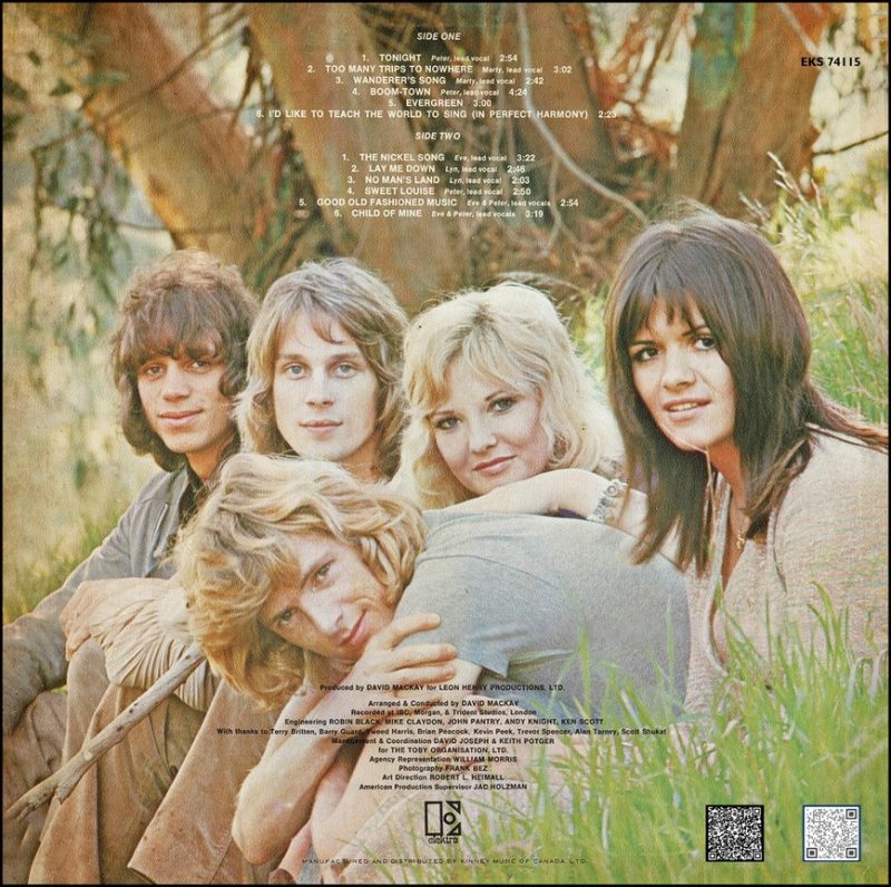 The New Seekers - “We’d Like To Teach The World To Sing” - EKS 74115 - (90-95%) - CR - English Songs LP Vinyl