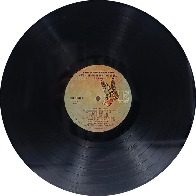 The New Seekers - “We’d Like To Teach The World To Sing” - EKS 74115 - (90-95%) - CR - English Songs LP Vinyl