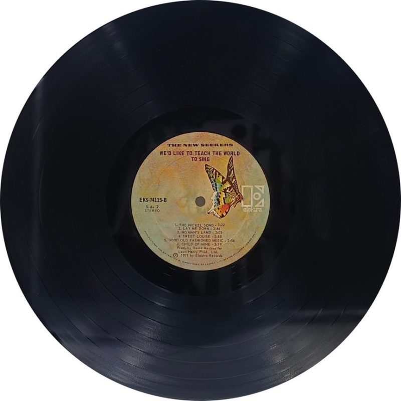 The New Seekers - “We’d Like To Teach The World To Sing” - EKS 74115 - (90-95%) - CR - English Songs LP Vinyl