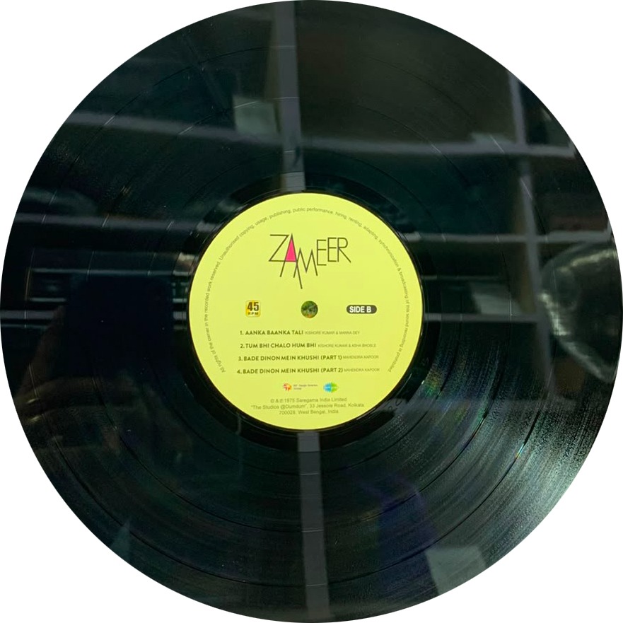 Zameer - New Release Hindi LP Vinyl Record Zameer - New Release Hindi LP Vinyl Record
