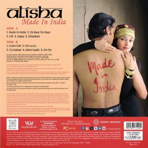 Alisha - Made In India - 19075857741 - New Release Hindi LP Vinyl