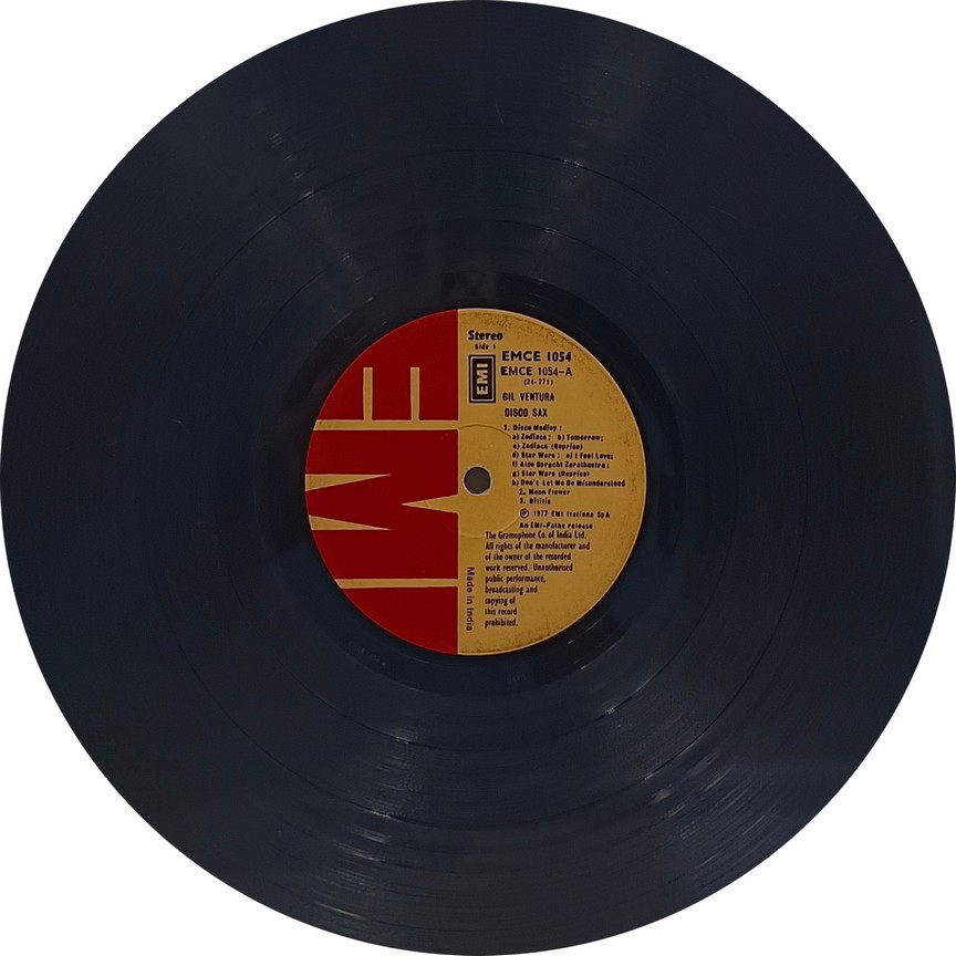 Gil Ventura - Disco Sax - EMCE 1054 - (75-80%) - CR - English Songs LP Vinyl (3) Gil Ventura - Disco Sax - EMCE 1054 - (75-80%) - CR - English Songs LP Vinyl