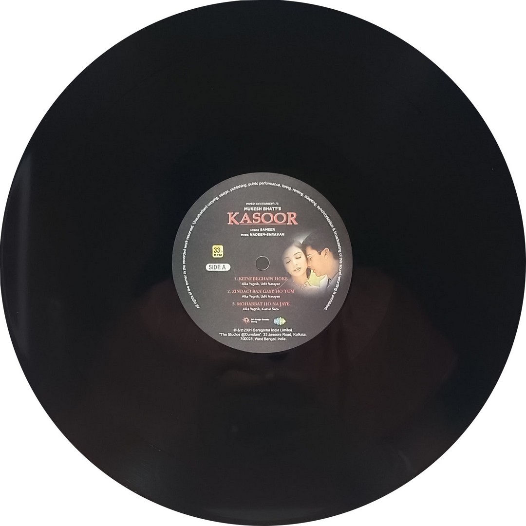 Kasoor - 8902057490709 - New Release Hindi LP Vinyl Kasoor - 8902057490709 - New Release Hindi LP Vinyl