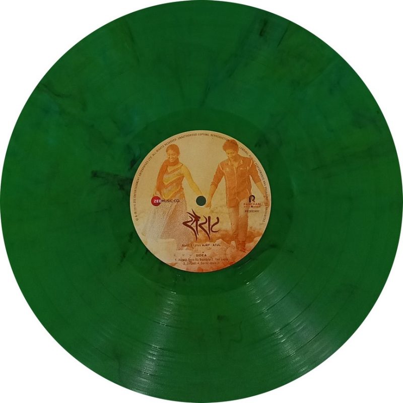 Natarang & Sairat - PFZEE2401 - Record Colour - Dark Green - New Release Hindi LP Vinyl