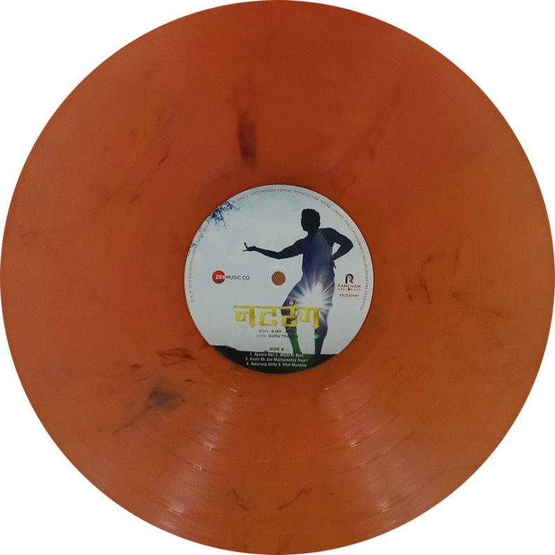 Natarang & Sairat - PFZEE2401 - Record Colour - Orange - New Release Hindi LP Vinyl
