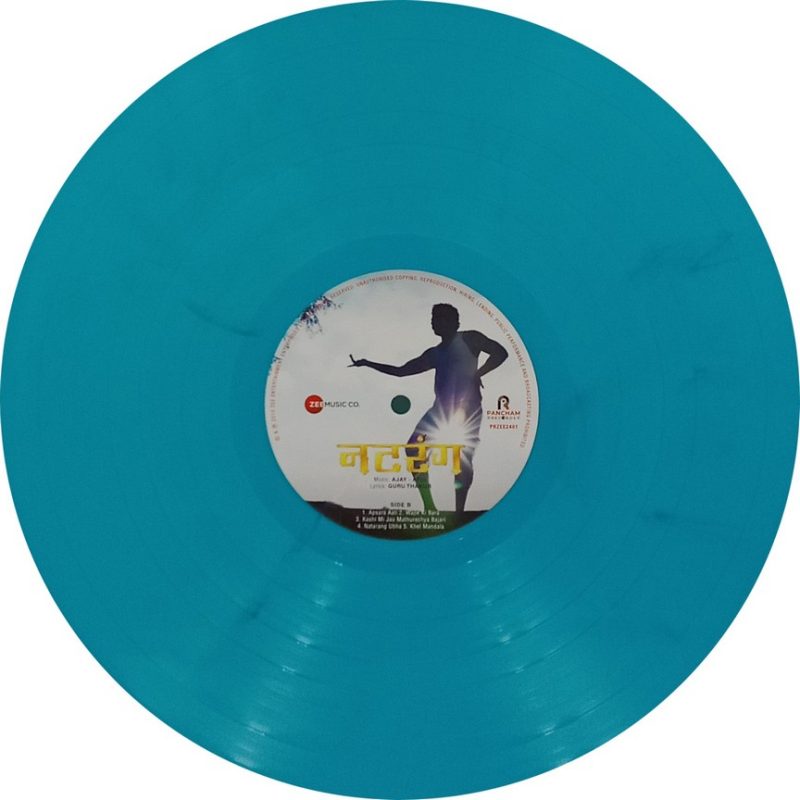 Natarang & Sairat - PFZEE2401 - Record Colour - Sky Blue Marble - New Release Hindi LP Vinyl