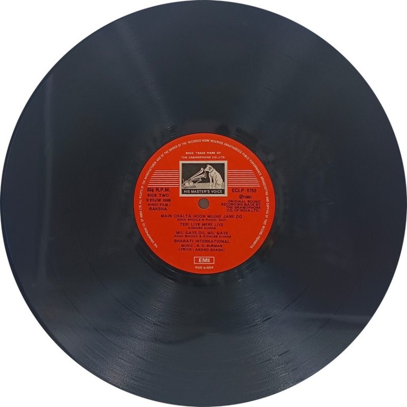 Raksha - ECLP 5753 - (85-90%) - Bollywood LP Vinyl