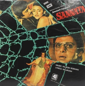 Sannata - S/45NLP 1163 – (75-80%) - CR - Bollywood Rare LP Vinyl