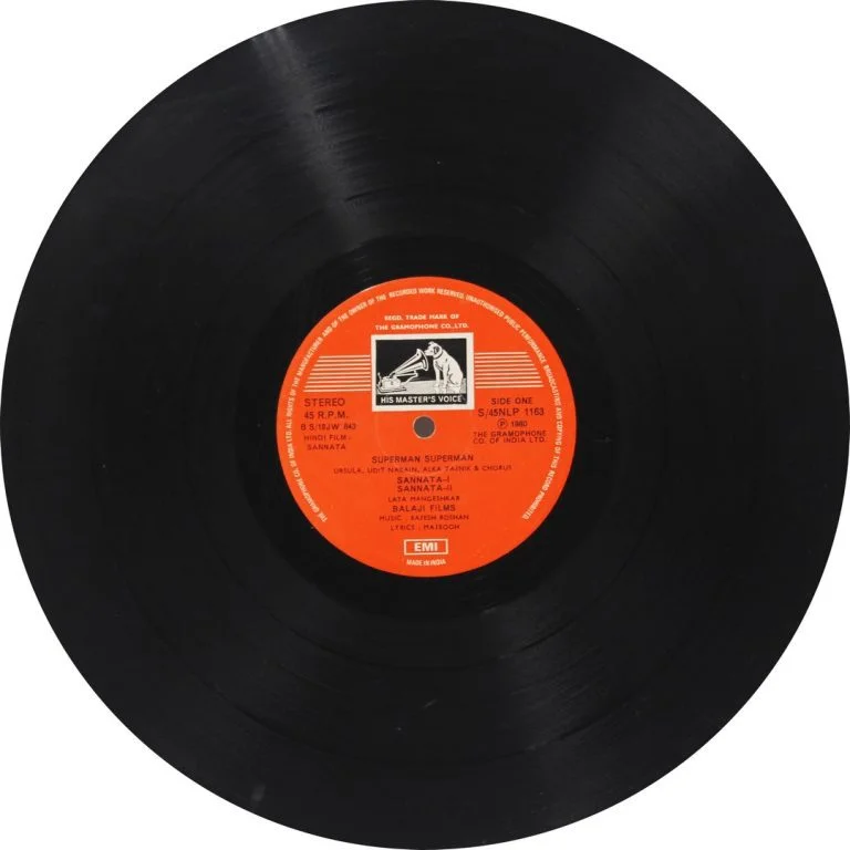 Sannata - S45NLP 1163 – (75-80%) - CR - Bollywood Rare LP Vinyl (3) Sannata - S/45NLP 1163 – (75-80%) - CR - Bollywood Rare LP Vinyl