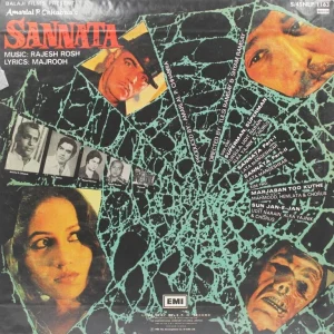 Sannata - S/45NLP 1163 – (85-90%) - CR - Bollywood Rare LP Vinyl