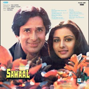 Sawaal - PEASD 2057 - (90-95%) - CR - Bollywood LP Vinyl Record