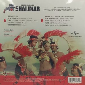 Shalimar - 006025 479 05550 - New Release Hindi LP Vinyl