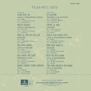 Film Hits 1973 - MOCE 4200 - (Condition 80-85%) - Cover Reprinted - LP Record