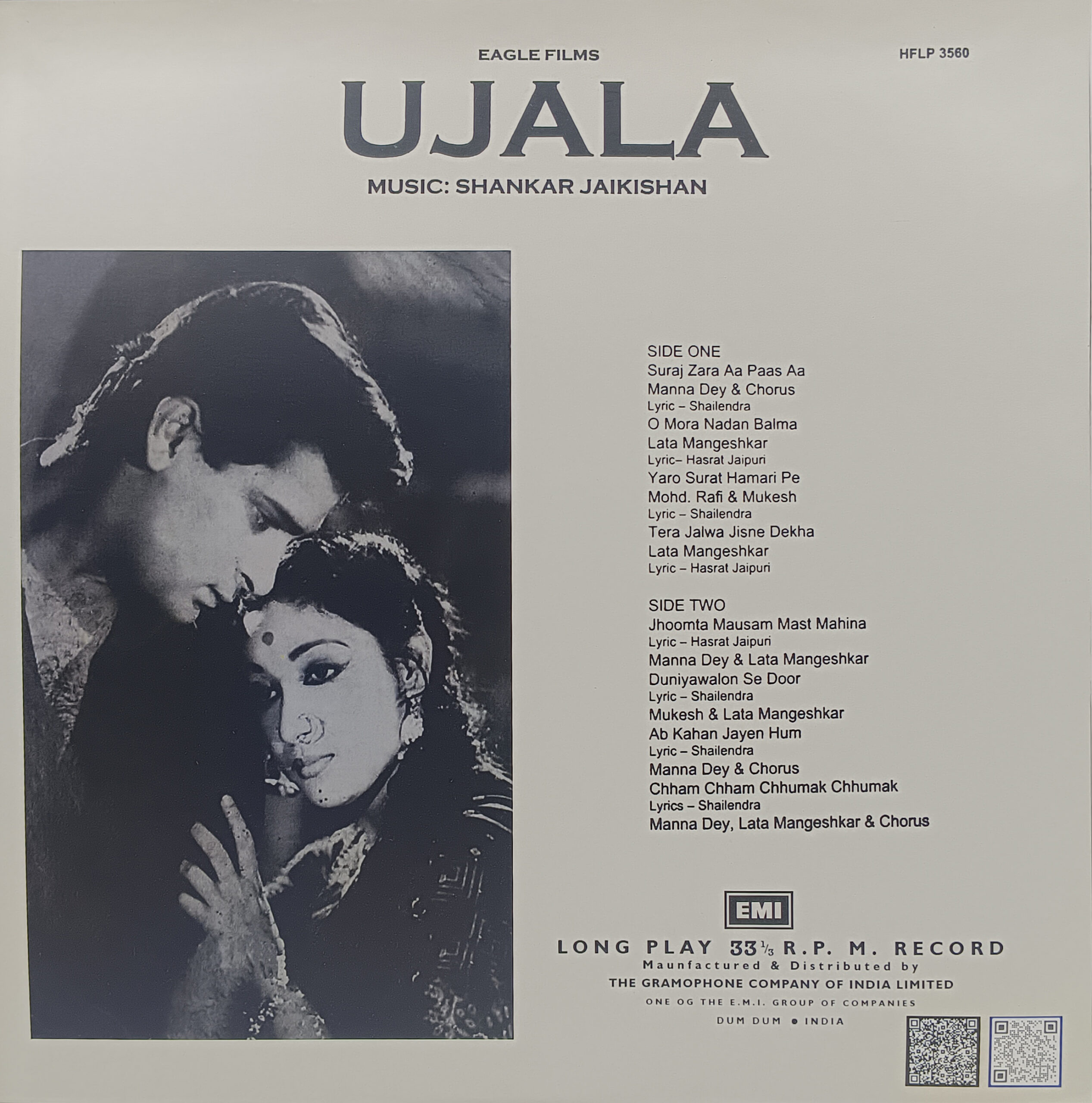 Ujala - HFLP 3560 – (90-95%) - CR - Bollywood LP Vinyl Ujala - HFLP 3560 – (90-95%) - CR - Bollywood LP Vinyl