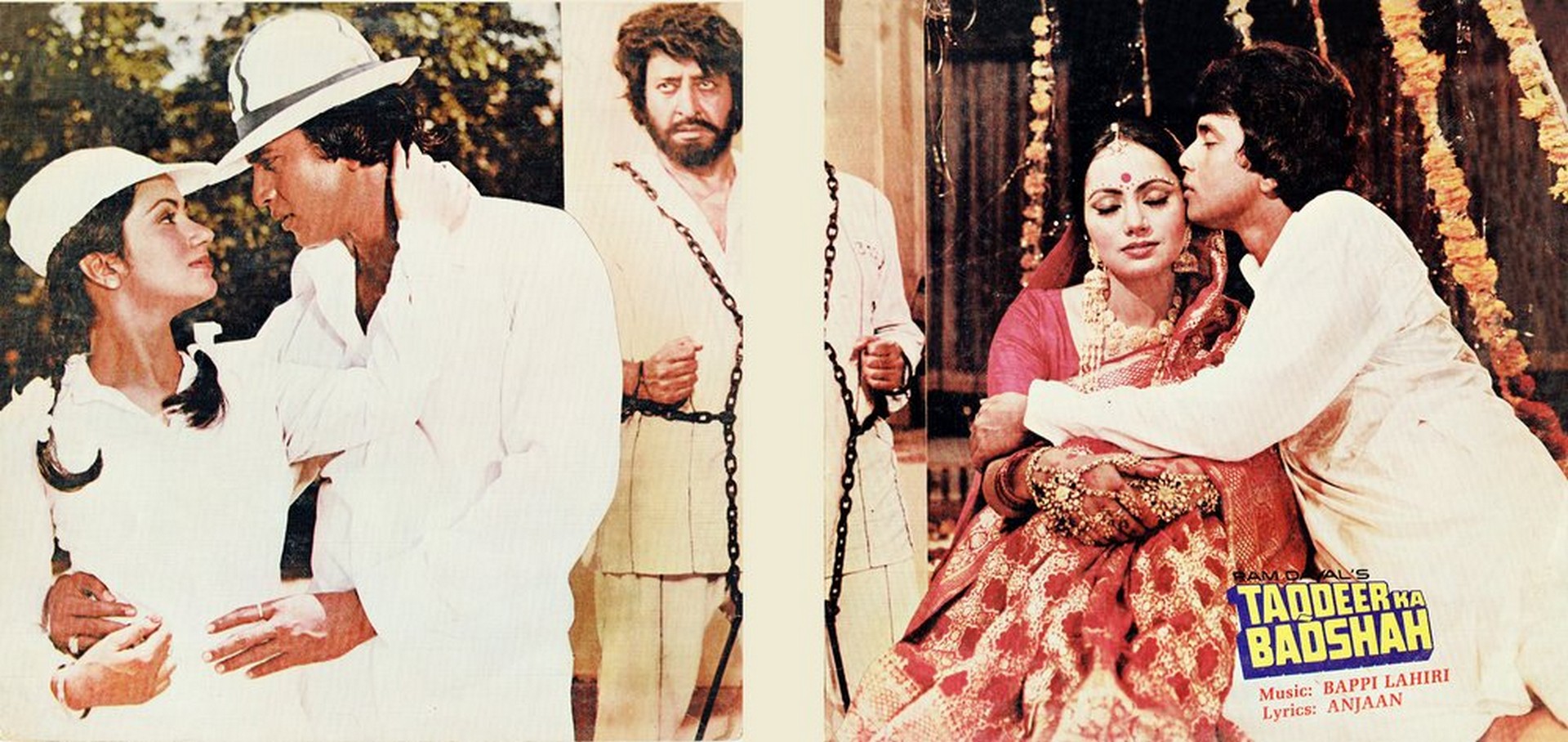 Taqdeer Ka Badshah - ECLP 5778 - (Condition 80-85%) - Cover Reprinted - Cover Book Fold - Bollywood LP Vinyl Record Taqdeer Ka Badshah - ECLP 5778 - (Condition 80-85%) - Cover Reprinted - Cover Book Fold - Bollywood LP Vinyl Record