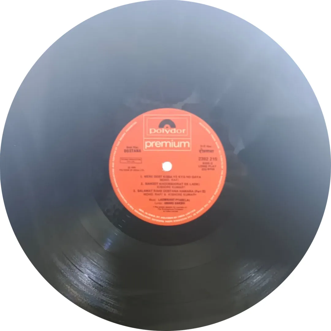 Dostana - 2392 215 - (90-95%) - CR - Bollywood LP Vinyl Record Dostana - 2392 215 - (90-95%) - CR - Bollywood LP Vinyl Record