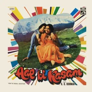 Aap Ki Kasam - D/EALP 4007 - (Condition 80-85%) - HMV Colour Label - Cover Reprinted  - Bollywood Rare LP Vinyl Record