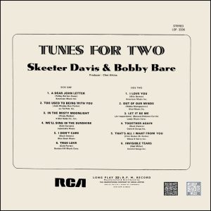 Skeeter Davis & Bobby Bare - LSP 3336 - (Condition 85-90%) - Cover Reprinted – English LP Vinyl Record