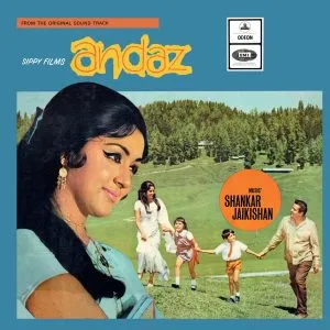 Andaz - MOCE 4038 - (90-95%) - CR - Bollywood Rare LP Vinyl Record