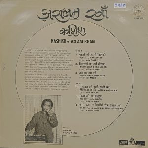 Kashish - 2392 589 – Ghazals LP Vinyl Record
