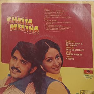 Khatta Meetha - 2392 139 - (85-90%) - Bollywood LP Vinyl Record