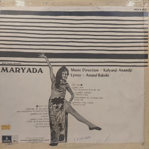 Maryada - MOCE 4055 - Bollywood LP Vinyl Record