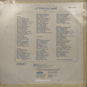 Kishore Kumar - A Tribute To A Legend Vol. 2 - PMLP 1197-98 - Film Hits 2LP Set Vinyl Record