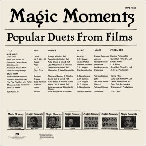 Magic Moments - Popular Duets From Films - MFPE 1049 - Cover Reprint - Film Hits LP Vinyl Record.